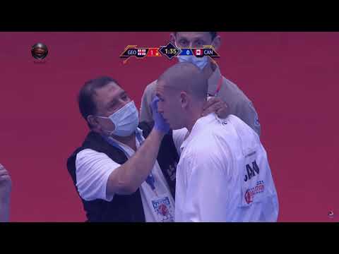 Gogita Arkania vs Daniel Gaysinsky - Male Kumite +75Kg (Qualification Tournament Pairs 2021)