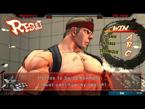 Super Street Fighter 4 AE2012 FT5 - NYC_Fighter VS MAJESTICSTYLEZ
