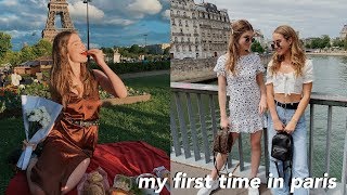 follow me around my first time in PARIS!