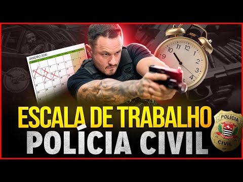 What is the work schedule like in the São Paulo Civil Police in 2026?