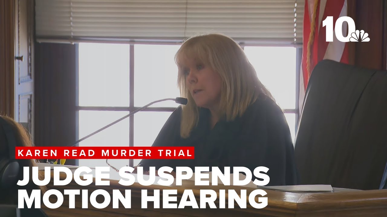 Judge suspends hearing after receiving information that caused her 'grave concern'
