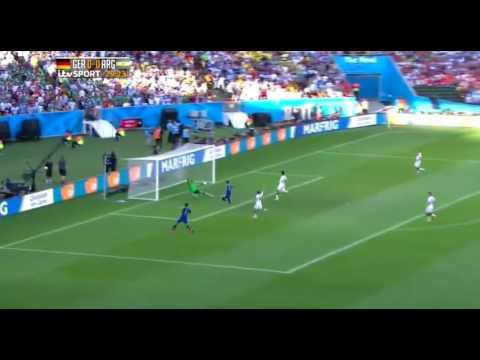 Higuain offside against Germany in Final match Fifa World Cup 2014 Brazil