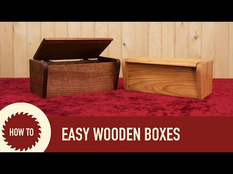 How to Make a TV Remote Box with Hidden Dowel Joinery Video