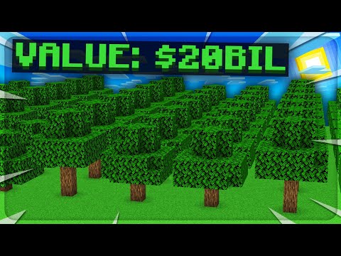 Insane Tree Farm Makes Billions in Skyblock! 😱
