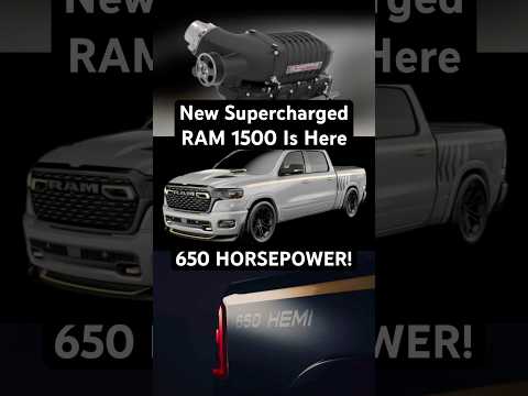 Meet the 650-HP Ram 1500 DC650, a Whipple Supercharged HEMI street truck #mopar #srt #hemi #ram #v8