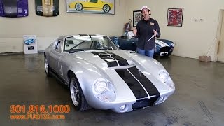 1965 Shelby Daytona Coupe for sale with test drive, driving sounds, and walk through video