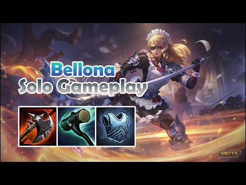 NEW AXE ON BELLONA IS TOO GOOD! | Bellona Solo | (SMITE) Conquest