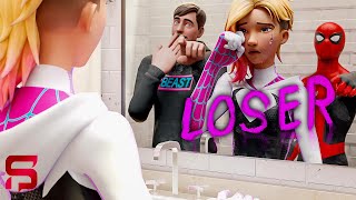 Spider-Gwen's CURSED LOVE LIFE.. Fortnite Movie