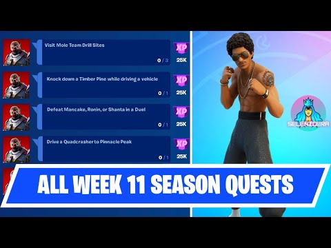Fortnite All Week 11 Season Quests Guide - Chapter 3 Season 1