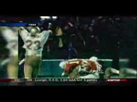 BC vs Miami 1984, Hail Flutie