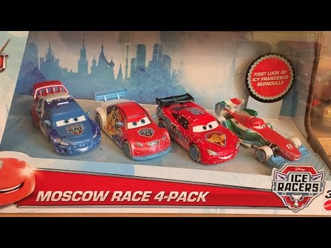 Mattel Disney Cars Ice Racers 4-Pack First Look At Francesco Bernoulli Video