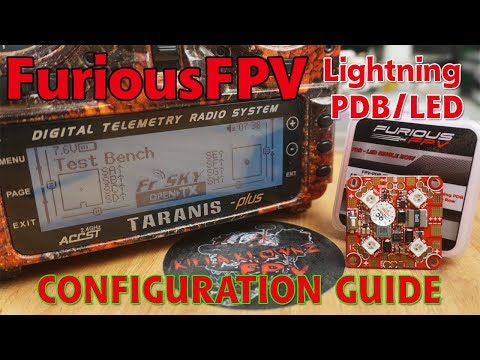 FuriousFPV Lightning PDB/LED Kit - Configuration Guide