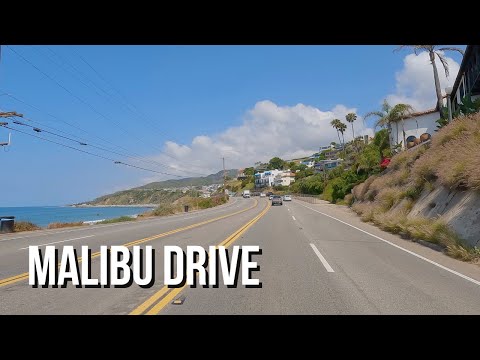 [4K] Driving Tour of Pacific Coast Highway in Malibu California