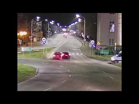 Kolizja na Rondzie Bankowym - 28.12.2020