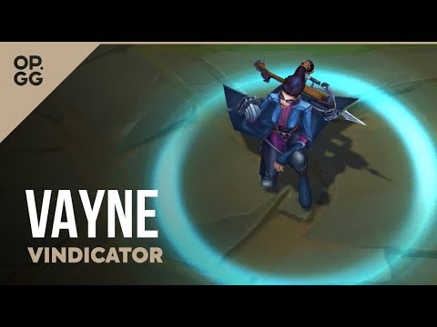 League of Legends Vindicator Vayne OP.GG Skin Review