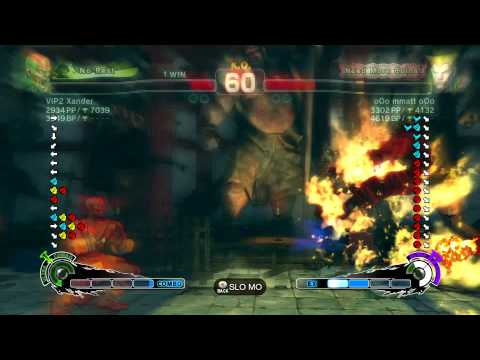 SSF4 Dhalsim (ViP2 Xander) Vs Guile (oOo mmatt oOo)