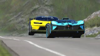 Bugatti Vision GT vs Bugatti Bolide at Highlands