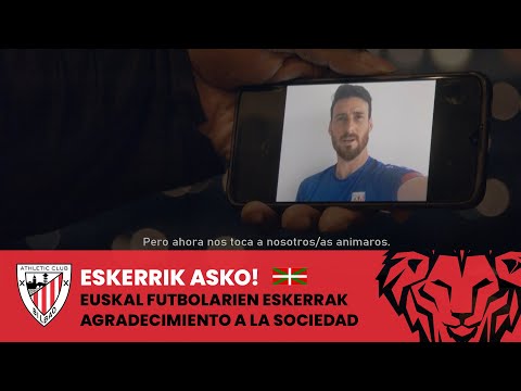 Imagen de portada del video 👏 Euskal futbolarien eskerrak!