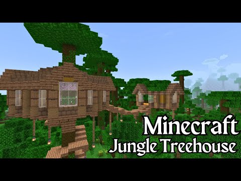 Insane Jungle Tree House - Minecraft Speed Build