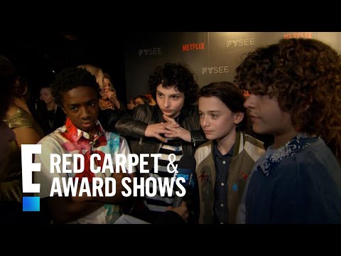 "Stranger Things" Kids Tease Season 2 With a Hashtag | E! Red Carpet & Award Shows