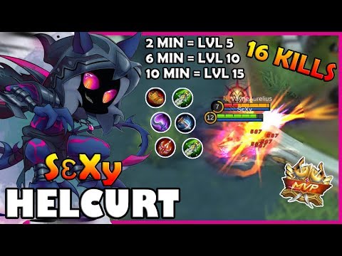 Delete Enemy in 2 hits! Lvl 15 in 10mins | Top 3 Global Helcurt | SɛXy | Mobile Legends