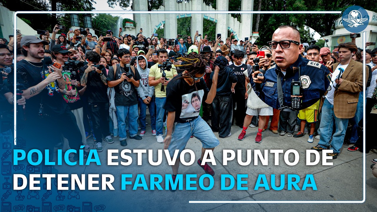 "¡Menos 1,000 puntos de aura al policía!": Así se vivió el farmeo en el Parque México