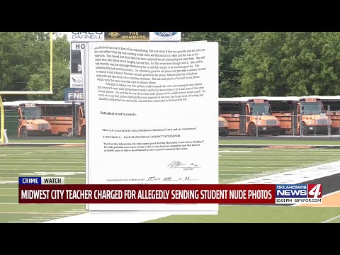 Arrest warrant issued for Oklahoma teacher accused of sending nude photos to student