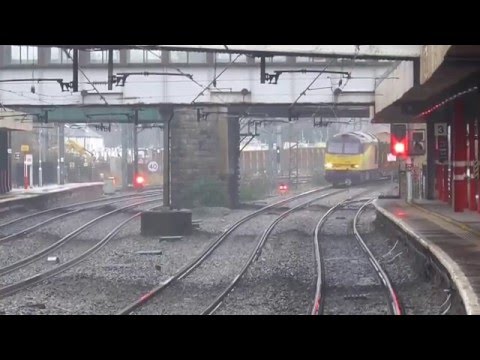60095 6c37 Chirk - Carlisle Empty Logs, Sun. 31st January 2016