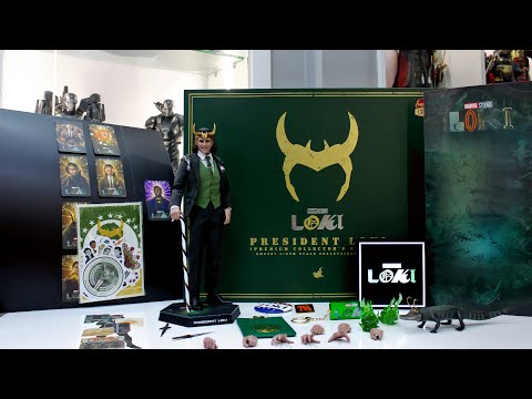 Mô hình 3D DIY HOTTOYS President Loki TMS067