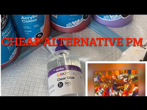 Stunning results/BUDGET FRIENDLY Make your own Acrylic pouring medium! SEE SUPER GORGEOUS outcome