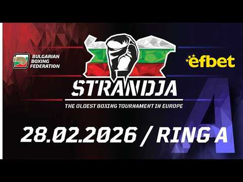 Ring A - 77th International Boxing Tournament Strandja 2026 - Semifinals