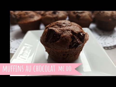 ♡♡ recette muffins au chocolat comme a Mcdo !! ( facile et rapide ) ♡♡
