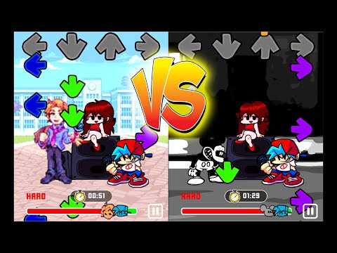 FNF Music Battle Senpai VS Crazy Mickey Mouse #20 Friday Night Funkin with Poppy Playtime Characters