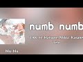 numb numb - TAK feat. Hatsune Miku, Kasane Teto (romaji) Lyrics 