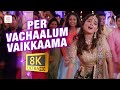 Per Vachaalum Vaikkaama 8K 4K Video Song Dikkiloona Santhanam Yuvan Shankar Raja
