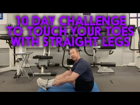 HOW TO TOUCH YOUR TOES WITH STRAIGHT LEGS IN 10 DAYS