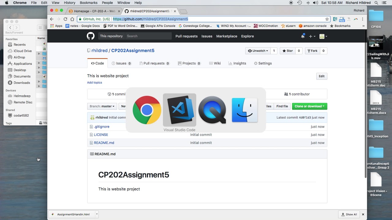 Assignment 5 Hand In - Instructions