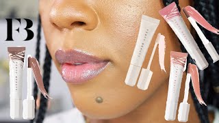 SO SOFT! NEW FENTY KISS'R LUCIOUS LIP BALM (HINT HINT, COCOA DRIZZLE, PINCH ME, & LATTE LIPS)