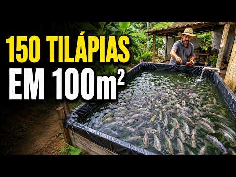 150 Tilápias em 100m²: o Módulo 1 do Sisteminha EMBRAPA