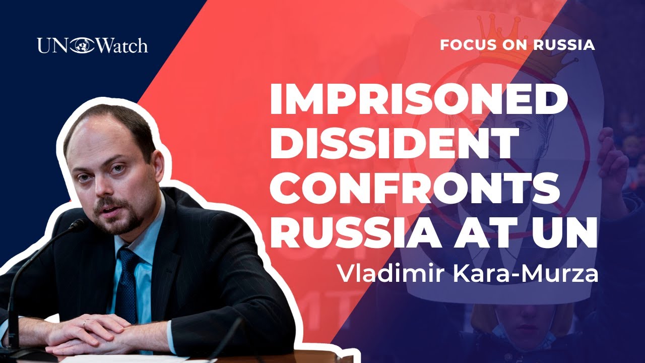 Russian justice minister confronted by dissident in UN rights debate