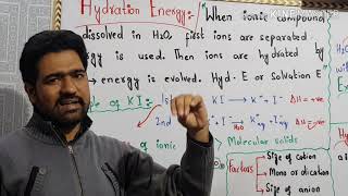 Hydration energy