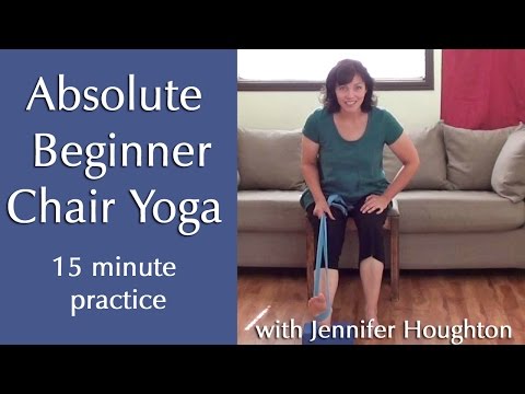 Beginner's Chair Yoga - back issues, limited mobility, spinal stenosis