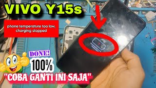 Download lagu Mengatasi Cas Vivo Y15s Muncul Tanda Tanya Merah . (phone temperature too low, charging stopped) mp3