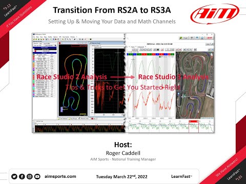 3-12 Transitioning From RS2A to RS3A with Roger Caddell - 3/22/2022