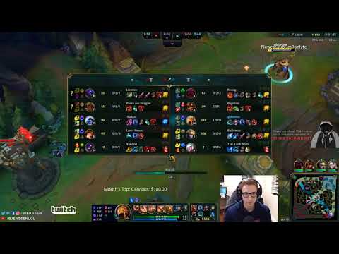 [TSM Bjergsen] -  Azir vs Xerath mid Pre Season 8 Full HD