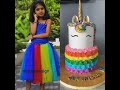 tiya kutty VS dress colour cake 🎂👗