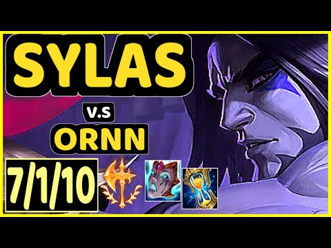 AYEL (SYLAS) vs ORNN - 7/1/10 KDA TOP CHALLENGER GAMEPLAY - BR
