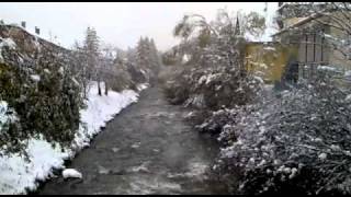 preview picture of video 'Schneefall in Niederdorf, Hochpustertal - Nevicata a Villabassa, Alta Pusteria'