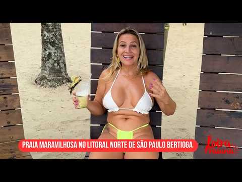 Praia 🏝️ maravilhosa no litoral norte de São Paulo Bertioga 