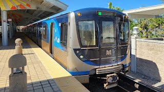 [4K] – Full Ride – Miami's MDT Metrorail Green Line – Southbound – Palmetto – Dadeland South